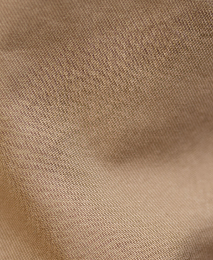 Tan Washed Cotton Shirt