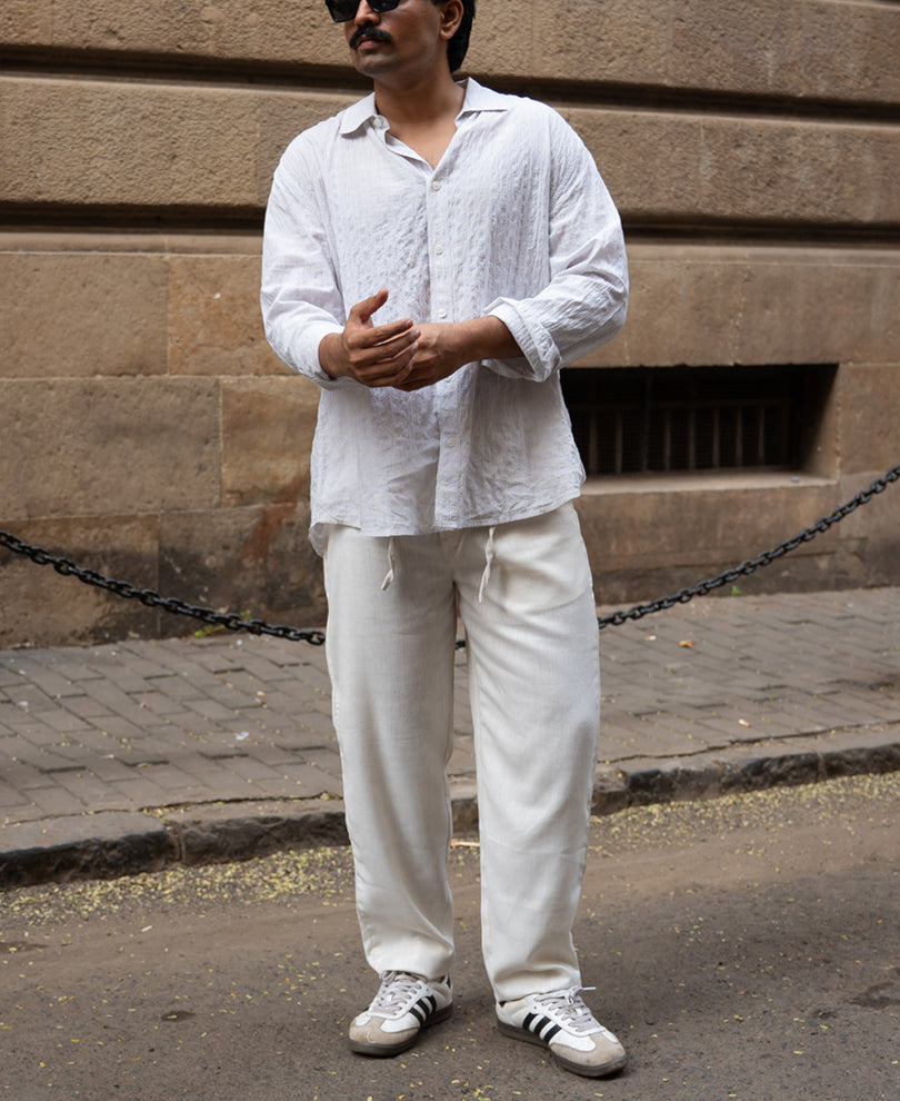 Natural Linen Trousers