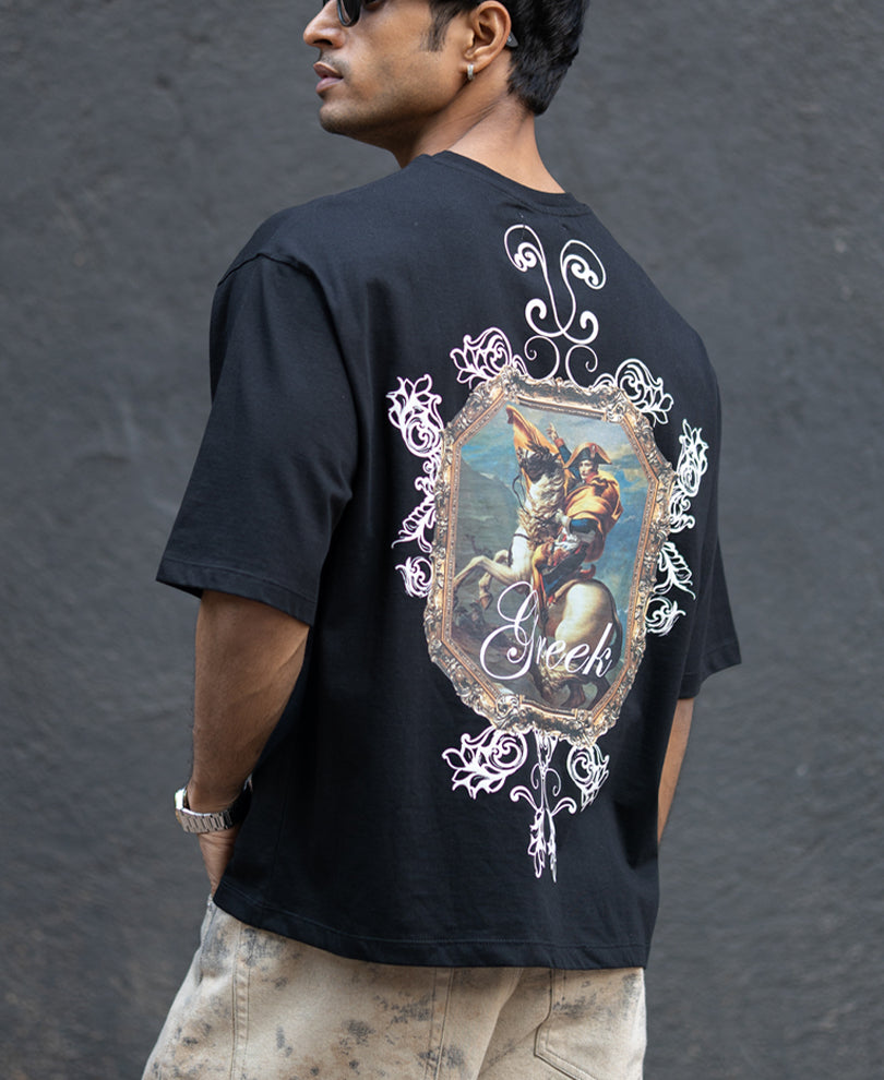 Black Greek Graphic T-Shirt