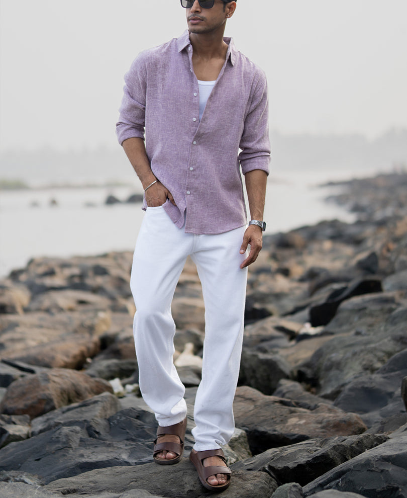 Lilac Structured Shirt