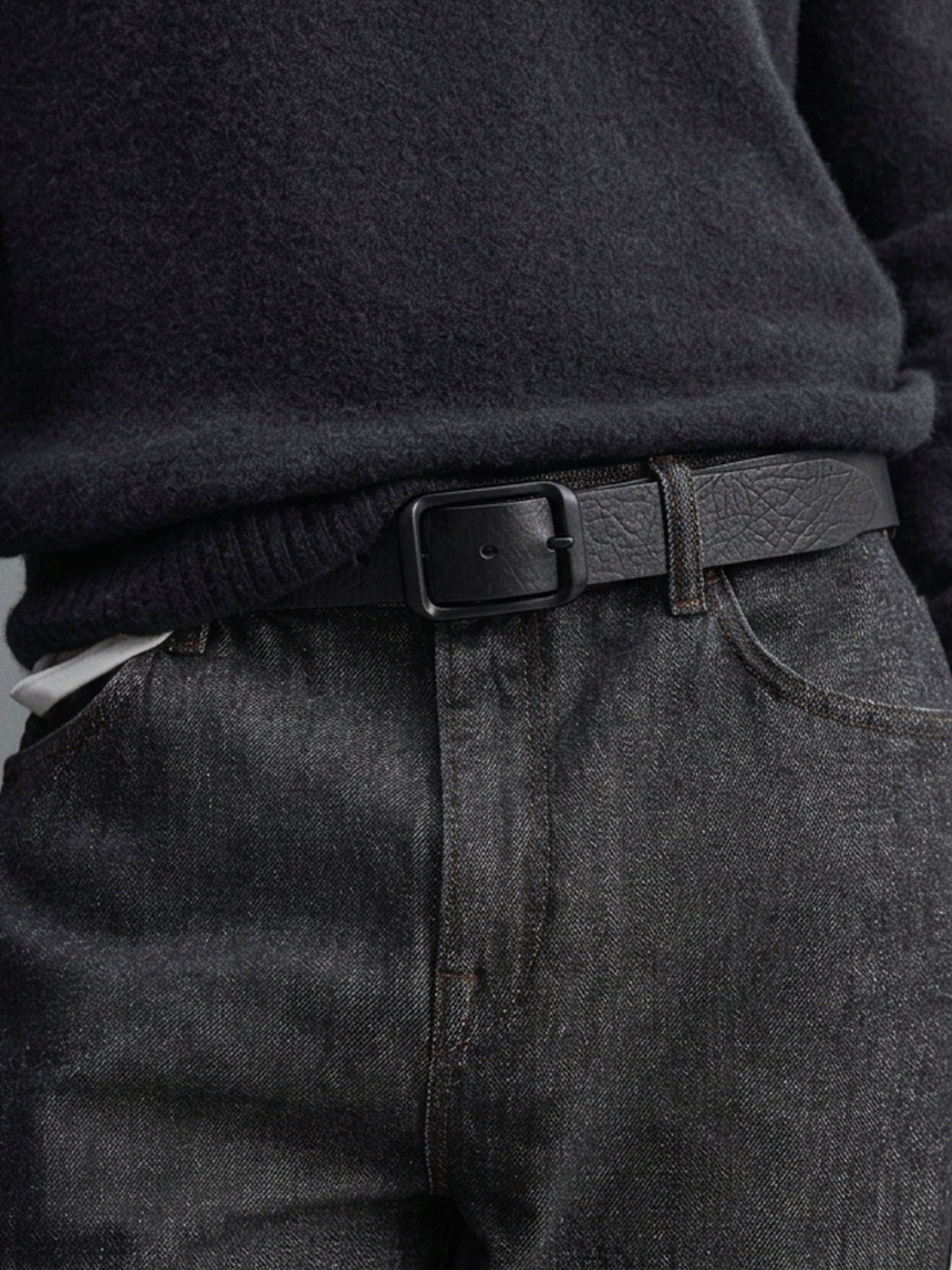 Black Casual Belt