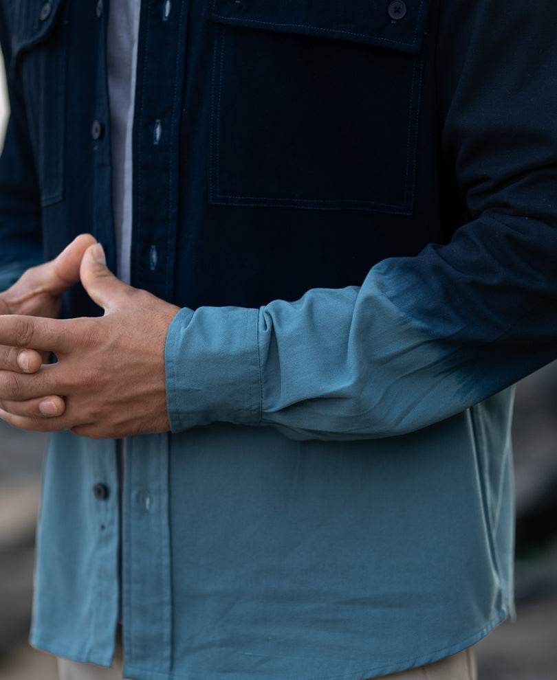 Dark Sky Structured Cargo Overshirt