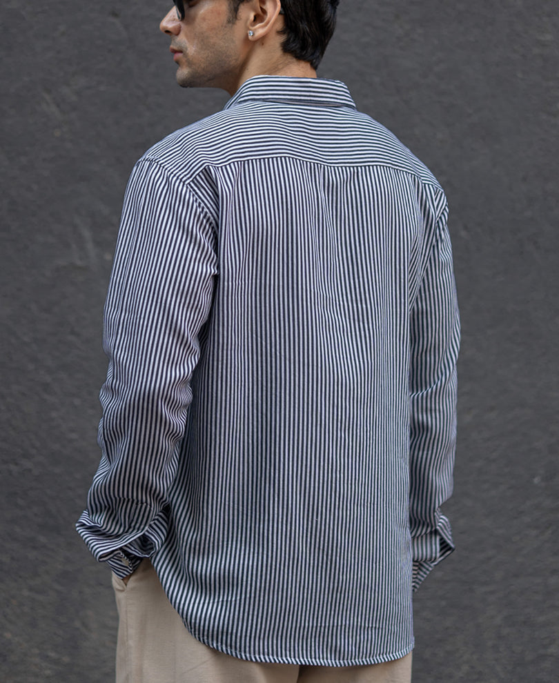 Black & White Striped Shirt.