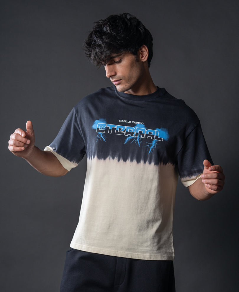 Black Bleached Graphic T-Shirt