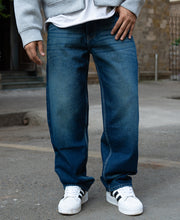 Dark Blue Tinted Baggy Jeans