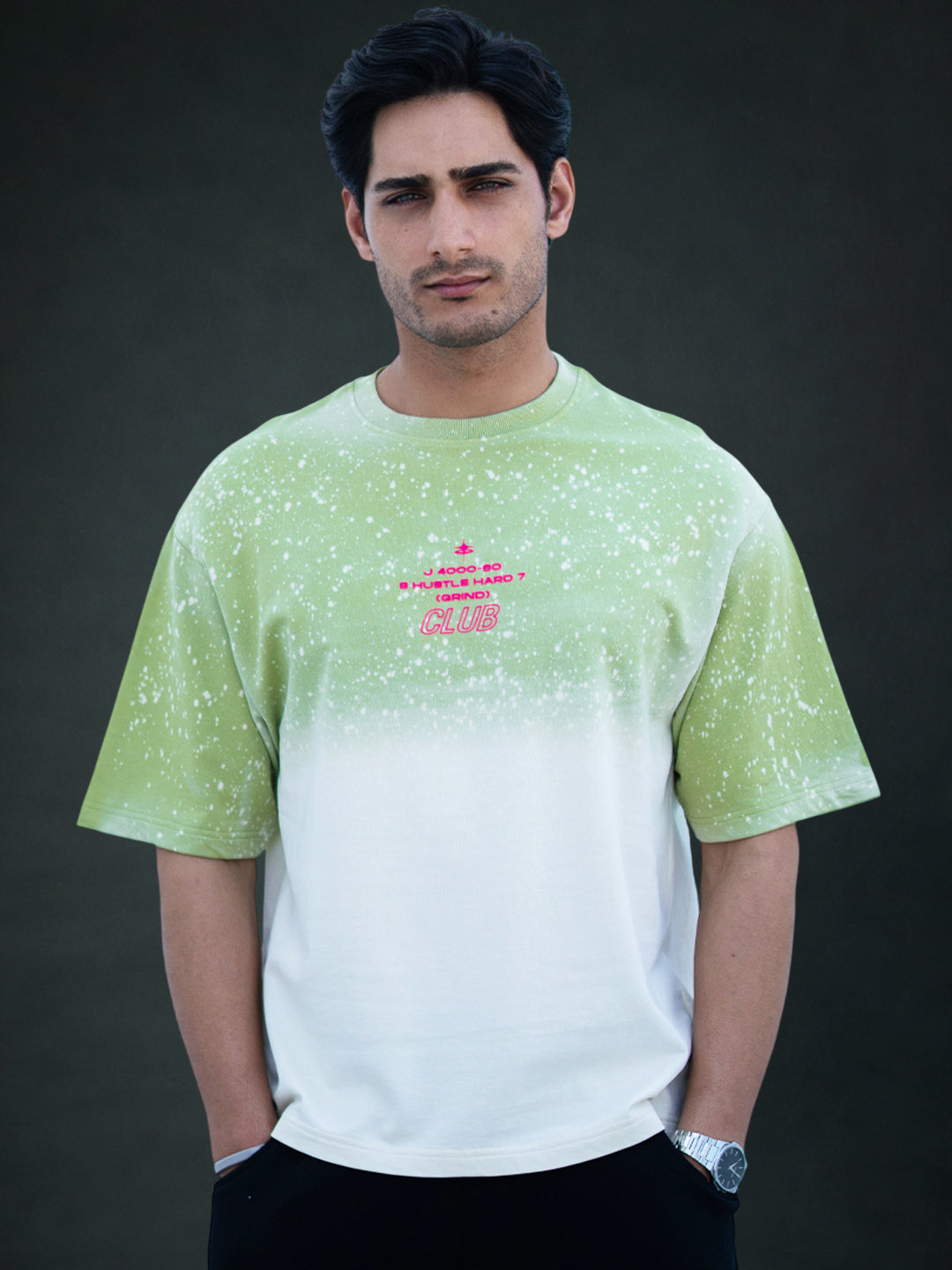 Green Ombre Graphic T-Shirt.
