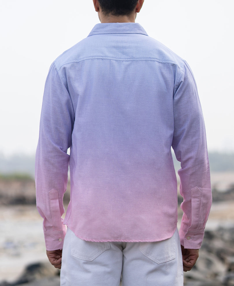 Lilac Ombre Print Shirt