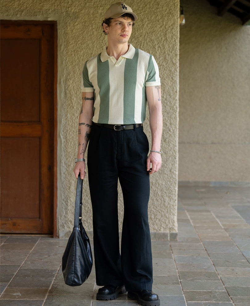 Sage Striped T-Shirt