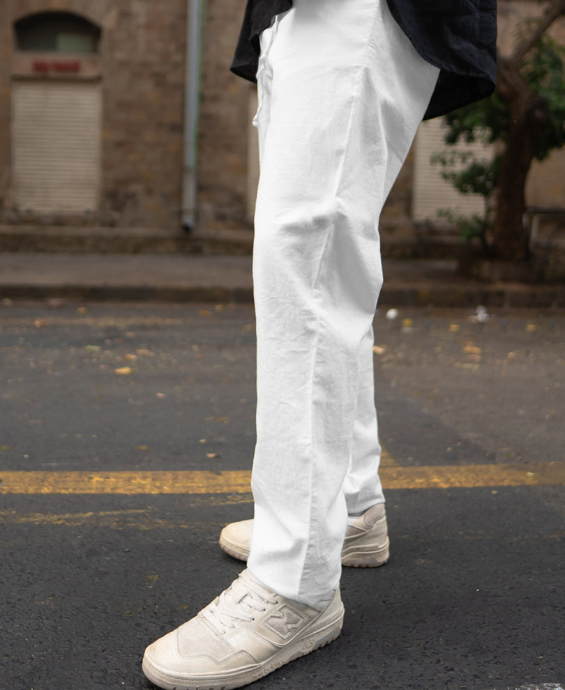 White Cotton Pant