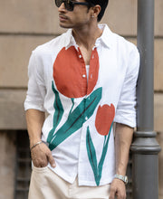 Tulip Print Lightweight Shirt