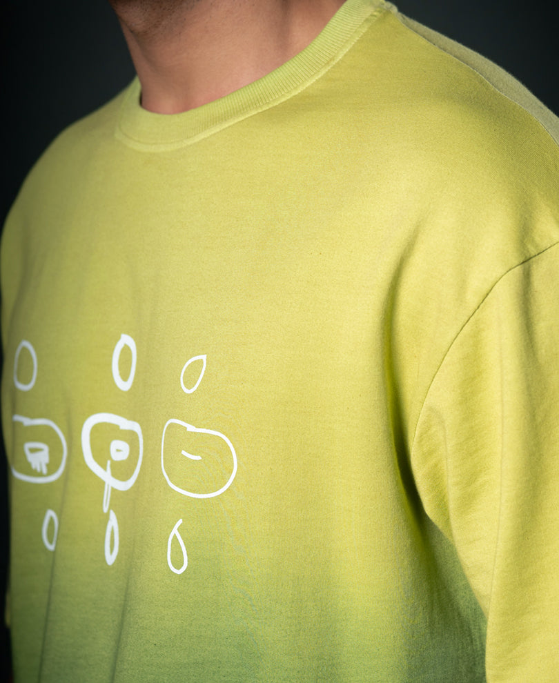 Green Ombre Print T-Shirt.