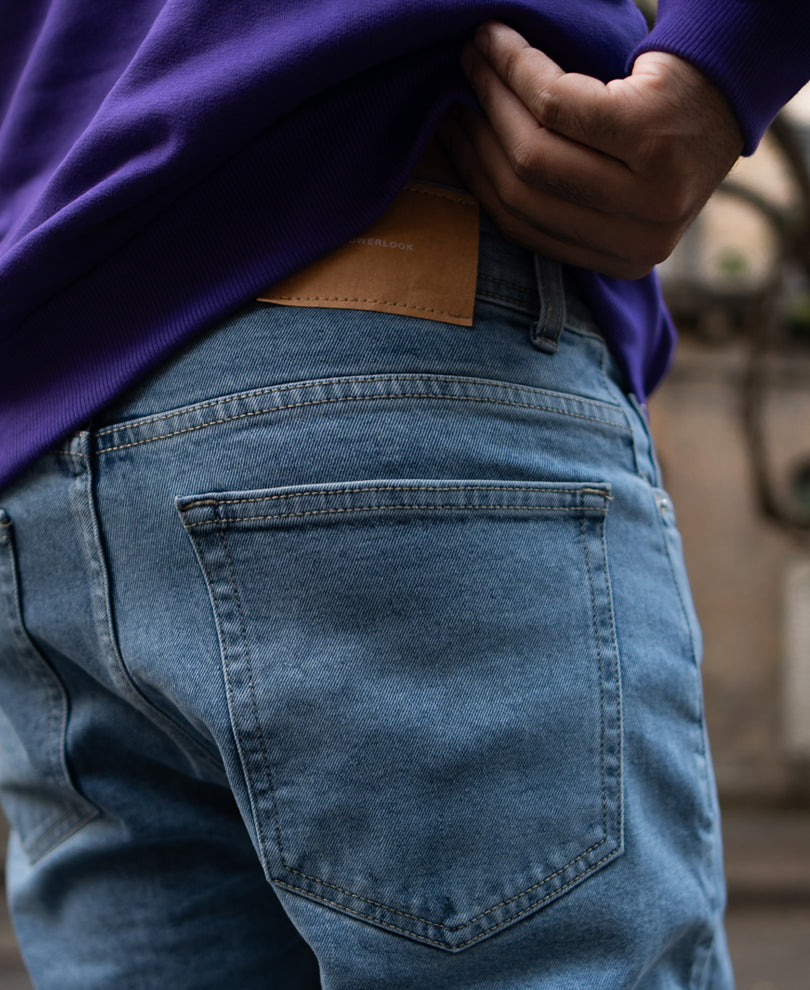 Blue Denim Regular Fit Jeans