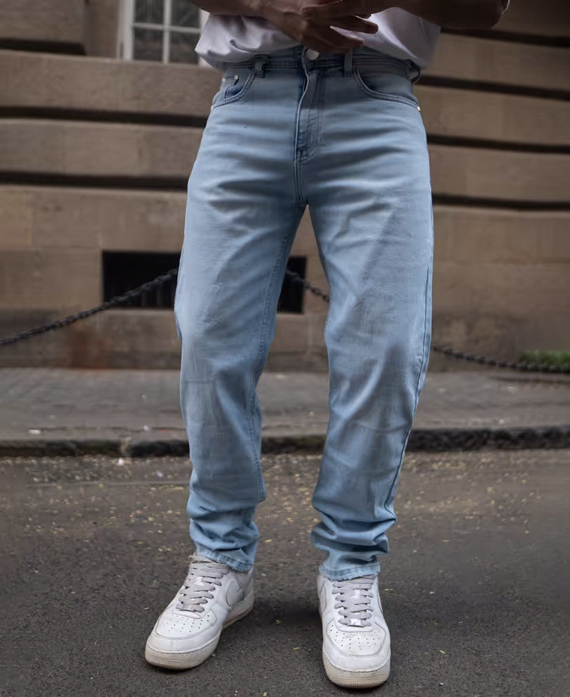 Ice Blue Regular Fit Jeans