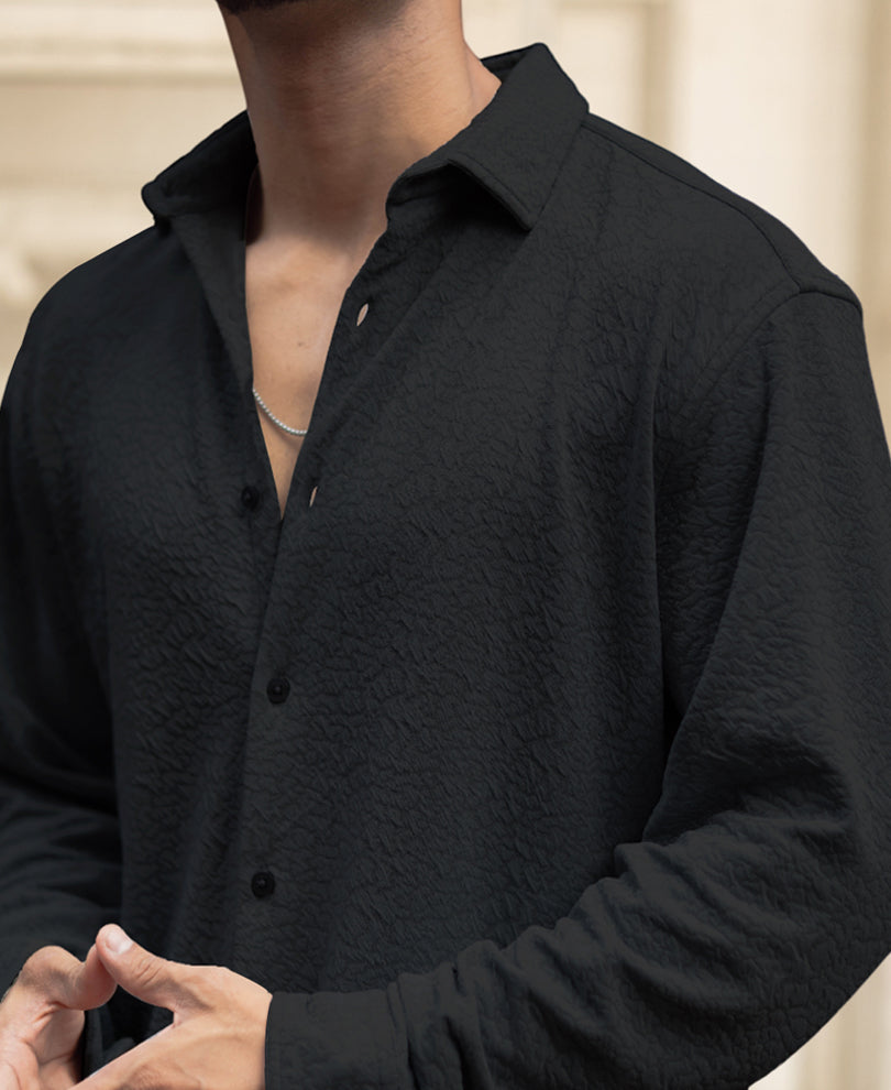 Black Full Sleeves Shirt