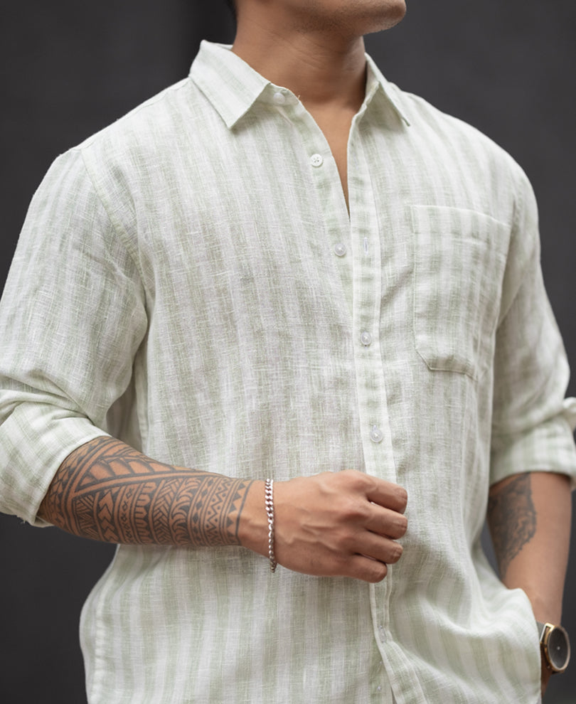 Pista Regular Fit Full Sleeves Shirt