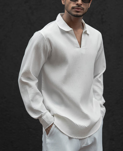 White Structured Cordset