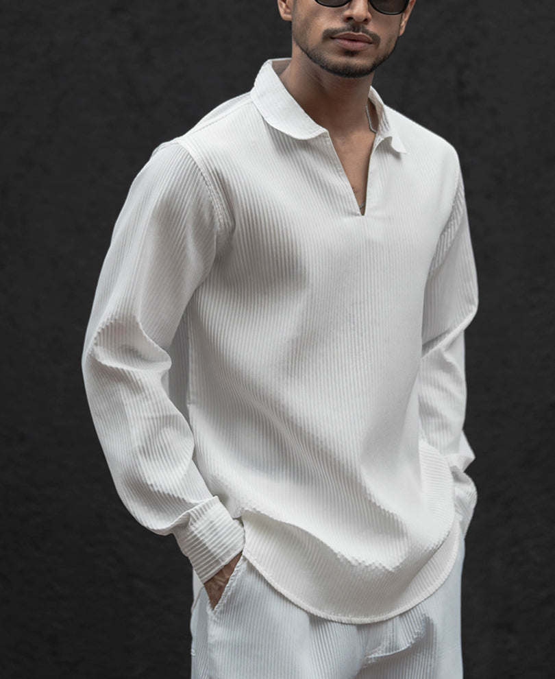 White Structured Cordset