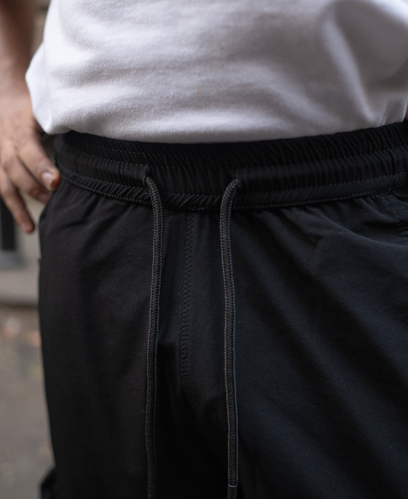 Black Technical Cargo Pant