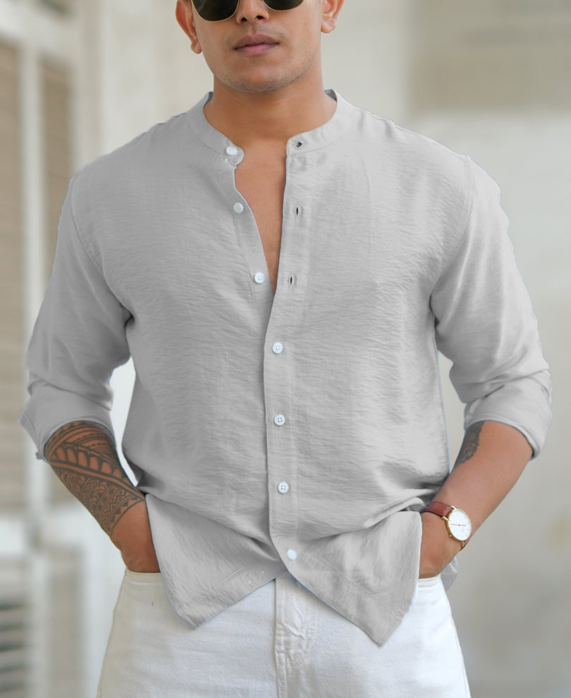 Light Grey Regular Fit Shirt