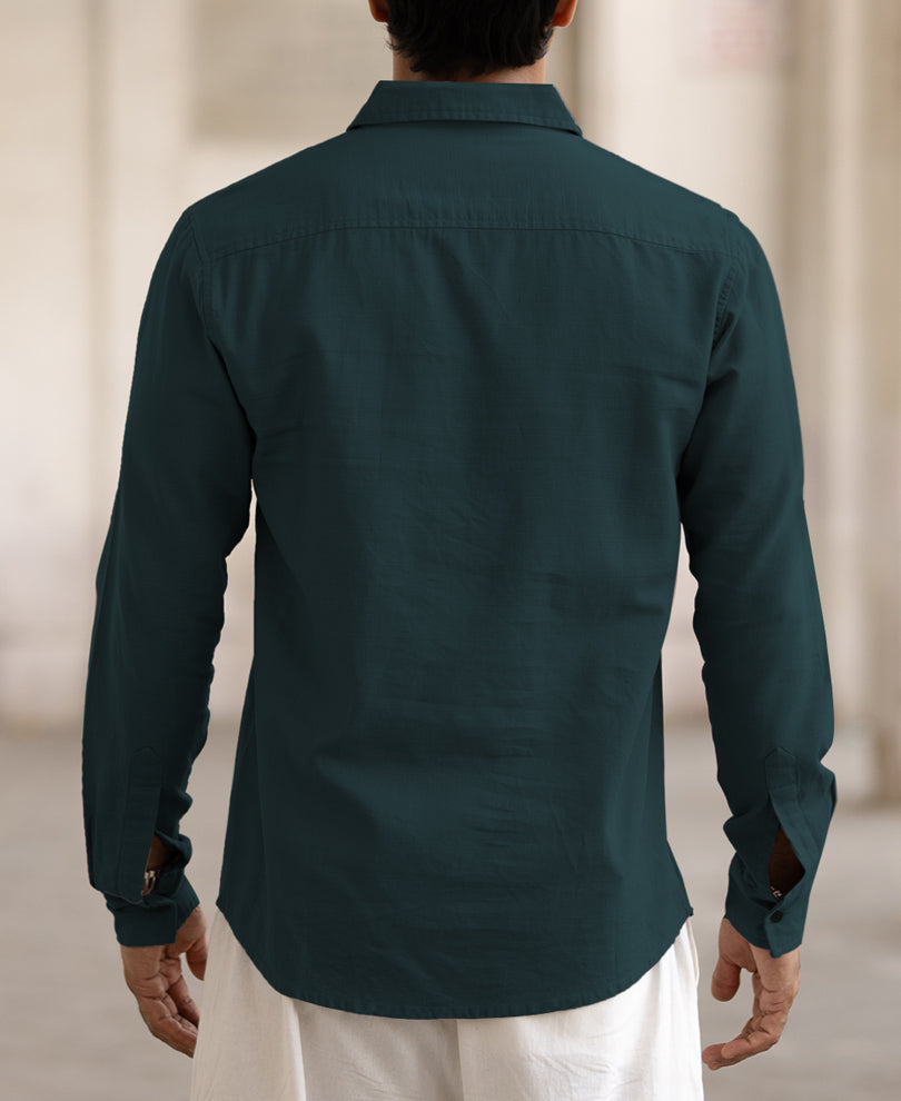 Teal Kurta Shirt