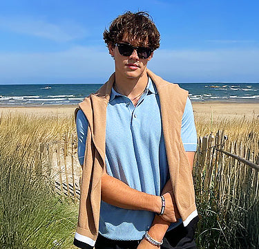 TEXTURED POLOS