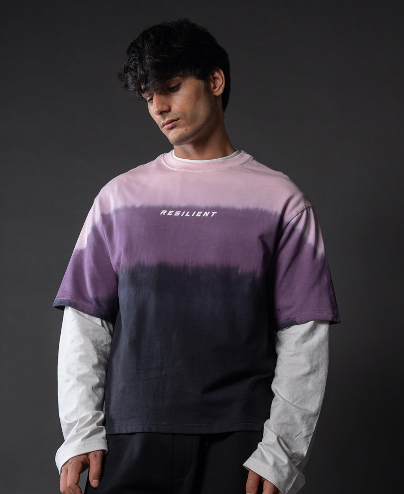 Purple Ombre Oversize T-Shirt.