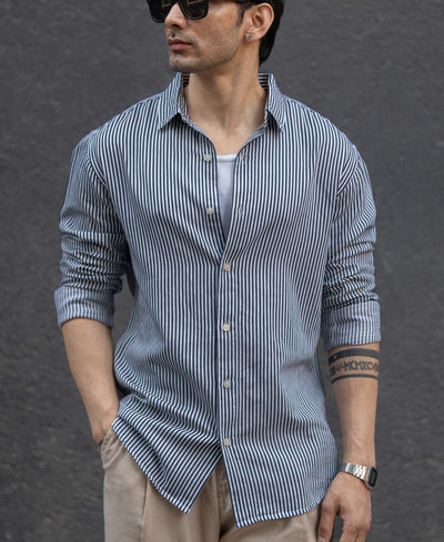 Black & White Striped Shirt