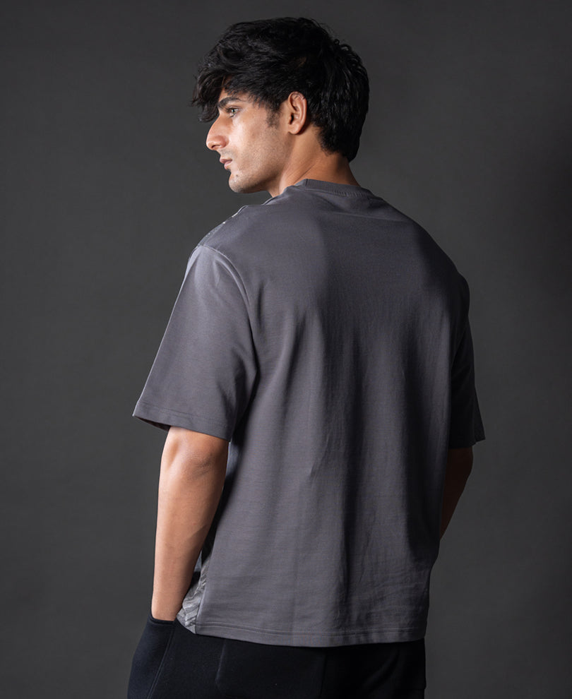 Grey Angel Grunge T-Shirt