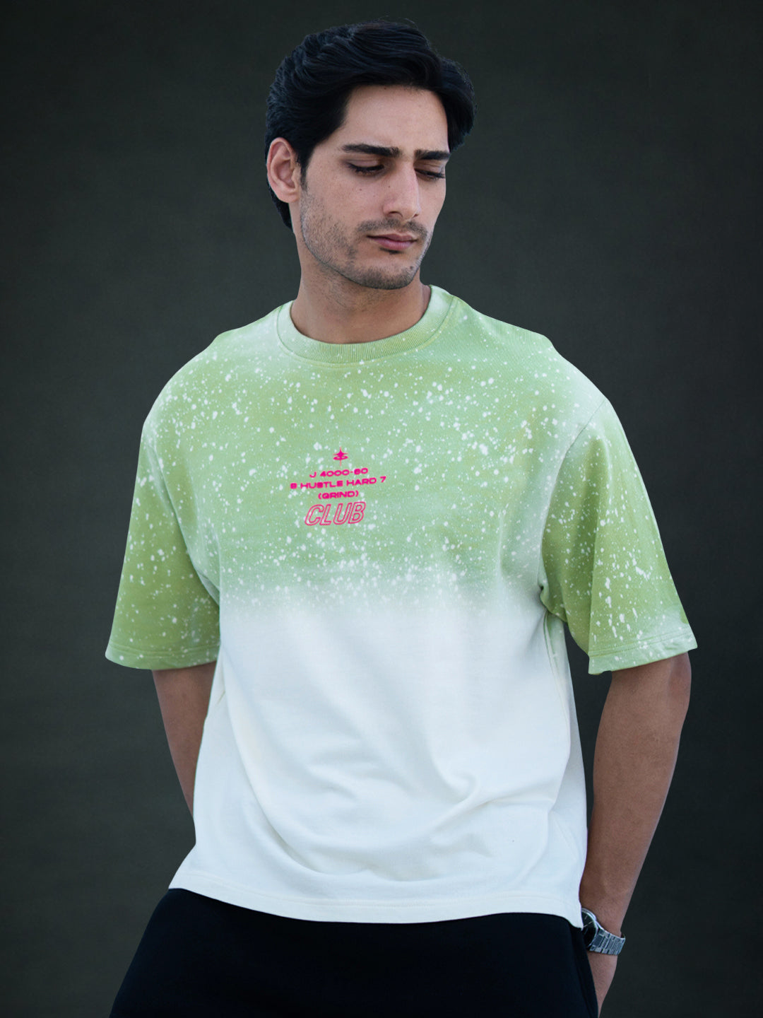 Green Ombre Graphic T-Shirt.
