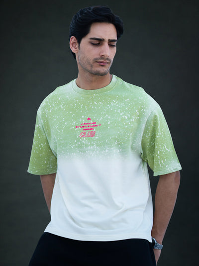 Green Ombre Graphic T-Shirt