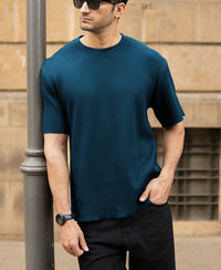 Blue Coral Structured T-Shirt