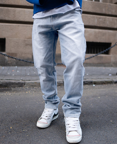 Light Blue Regular Fit Denim Jeans