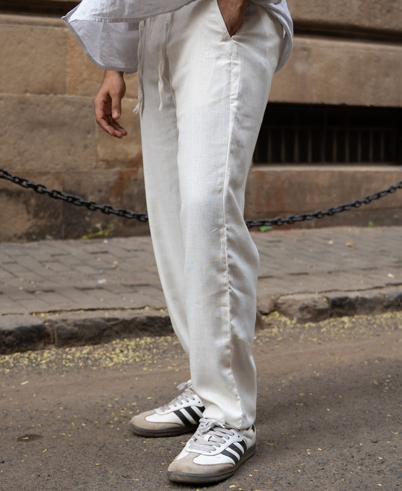 Natural Linen Trousers