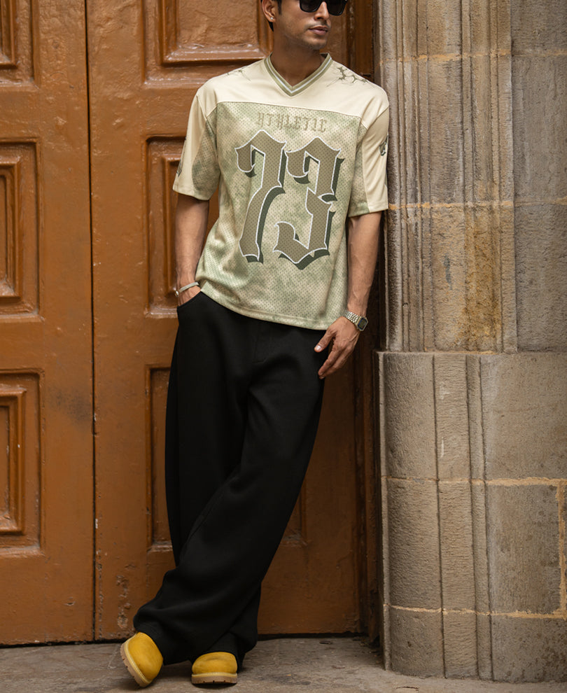 Sage Graphic Varsity T-Shirt.