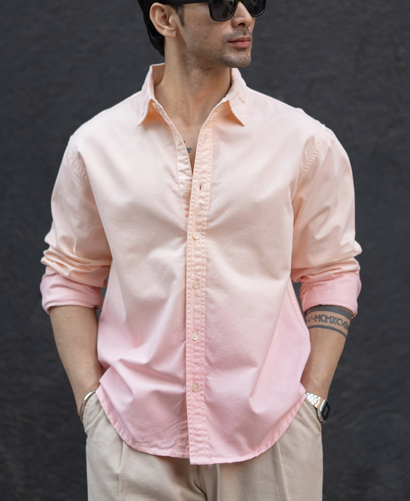 Light Peach Ombre Shirt
