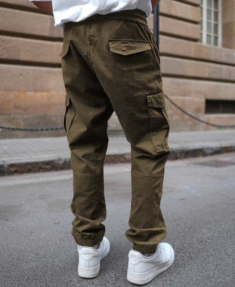 Brown Regular Fit Cargo Pant