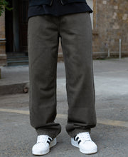 Dark Olive Washed Baggy Jeans.