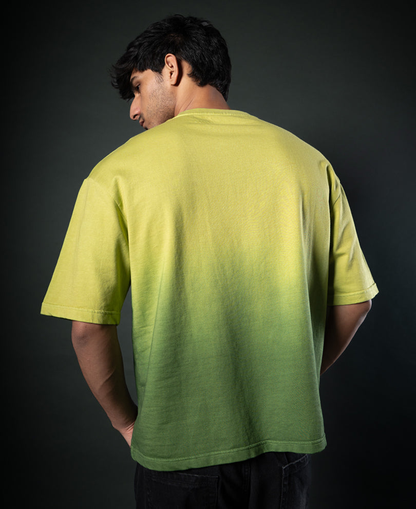 Green Ombre Print T-Shirt.