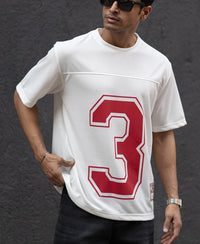 Off White Printed Jersey T-Shirt