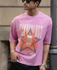 Light Pink Washed Graphic T-Shirt