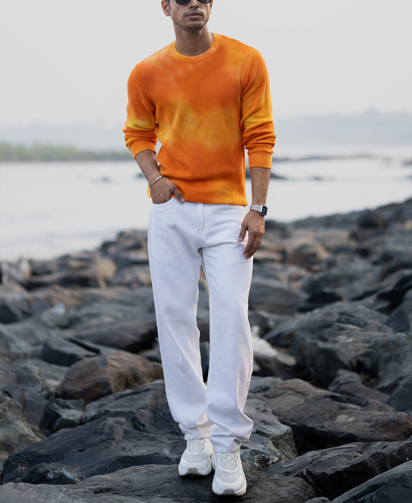 Orange Tie Dye T-Shirt