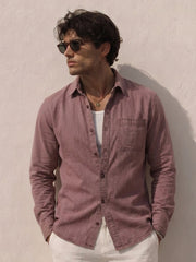 Rust Washed Structured Shirt