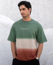 Green & Brown Ombre T-Shirt