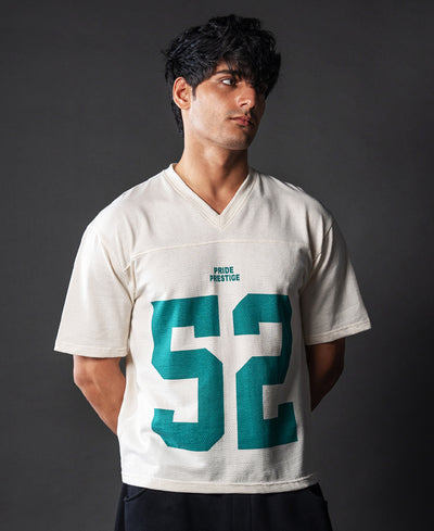 Cream Cotton Jersey T-Shirt