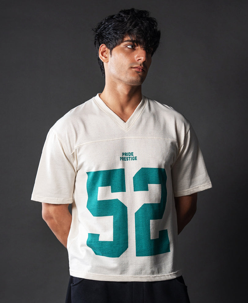 Cream Cotton Jersey T-Shirt