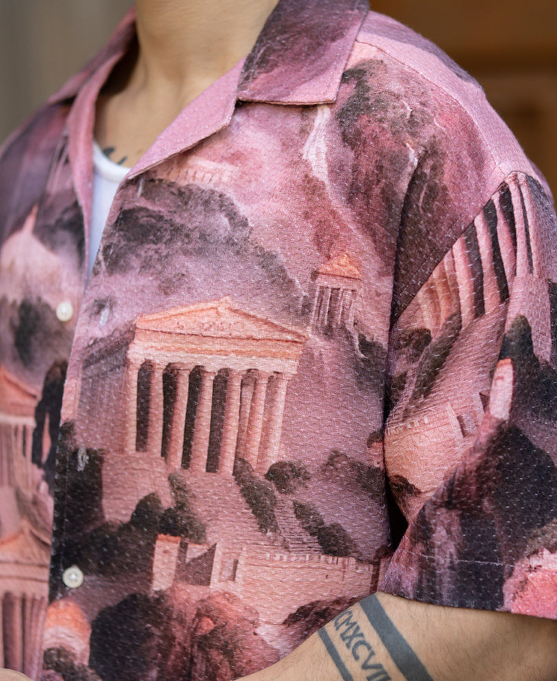 Roman Architecture Print Shirt.
