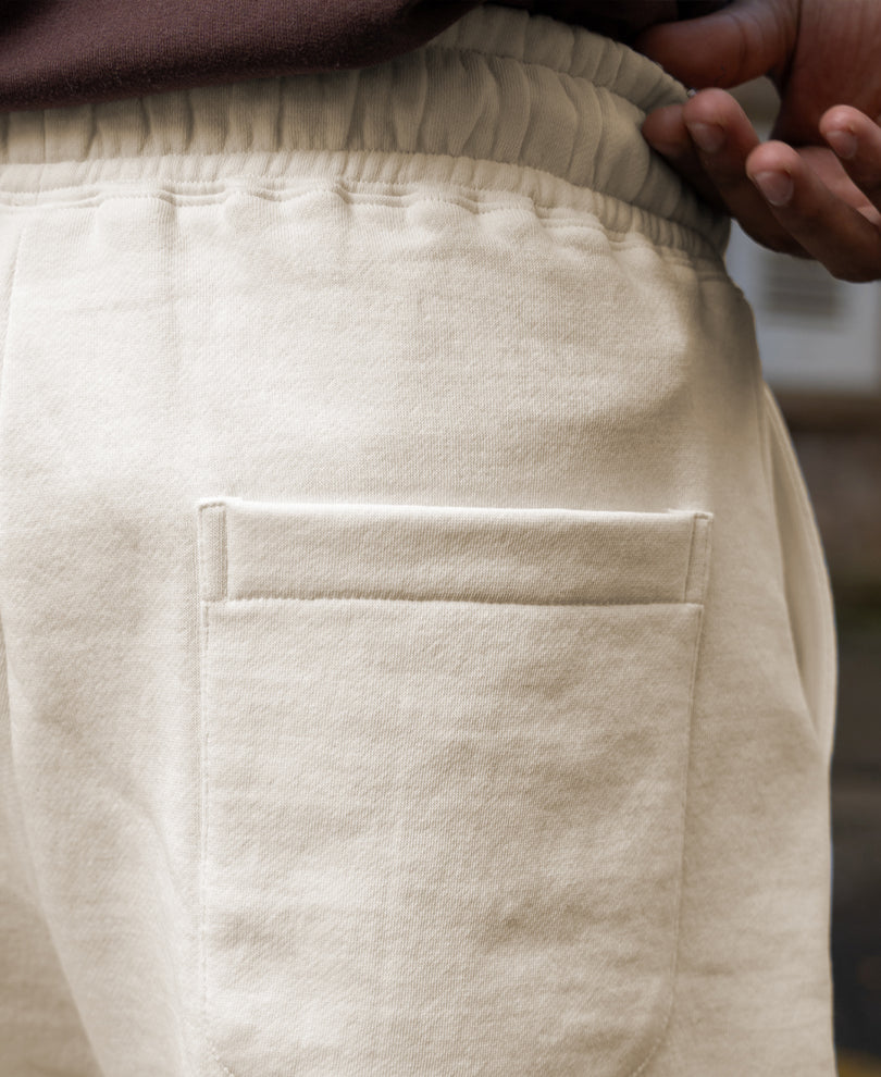 Cream Baggy Trackpant