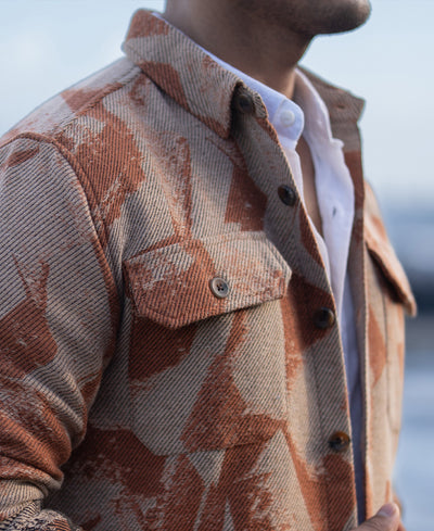 Ochre Jacquard Overshirt