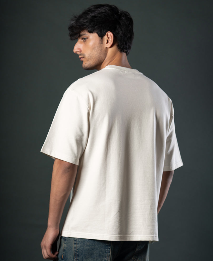 Off White Crochet Patch T-Shirt.
