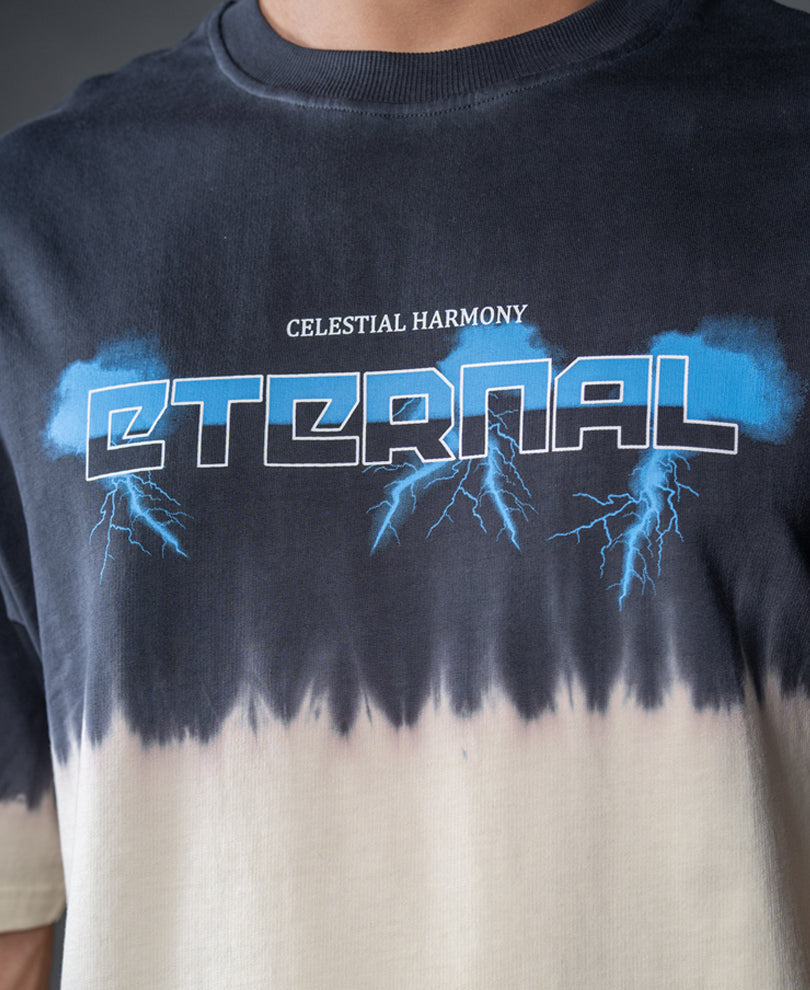 Black Bleached Graphic T-Shirt